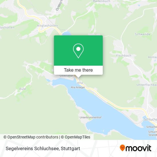 Segelvereins Schluchsee map