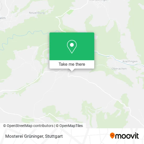 Карта Mosterei Grüninger