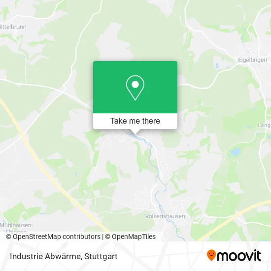 Карта Industrie Abwärme