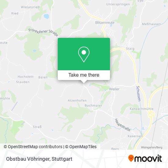Obstbau Vöhringer map