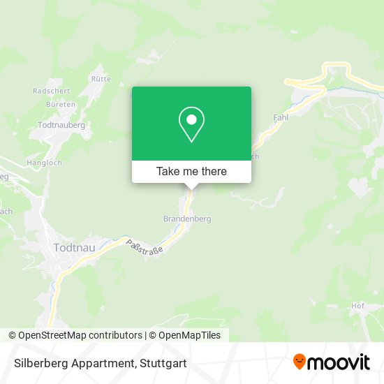 Silberberg Appartment map