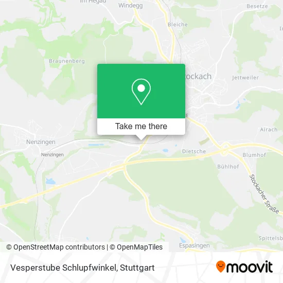 Карта Vesperstube Schlupfwinkel