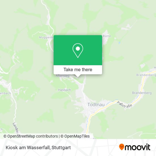 Карта Kiosk am Wasserfall