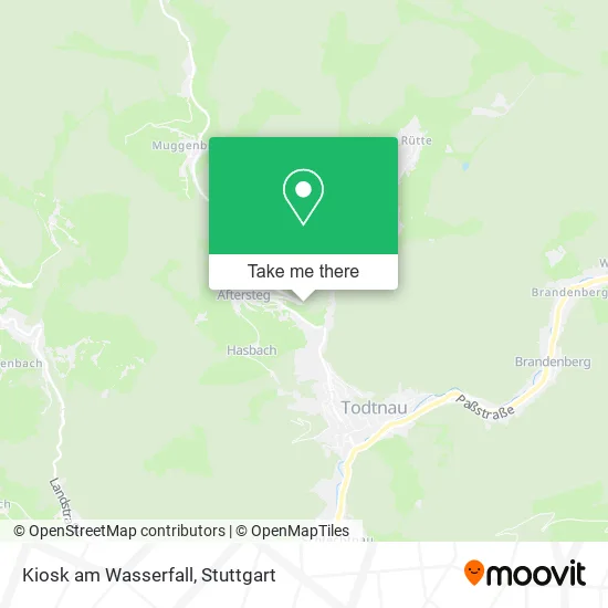 Карта Kiosk am Wasserfall