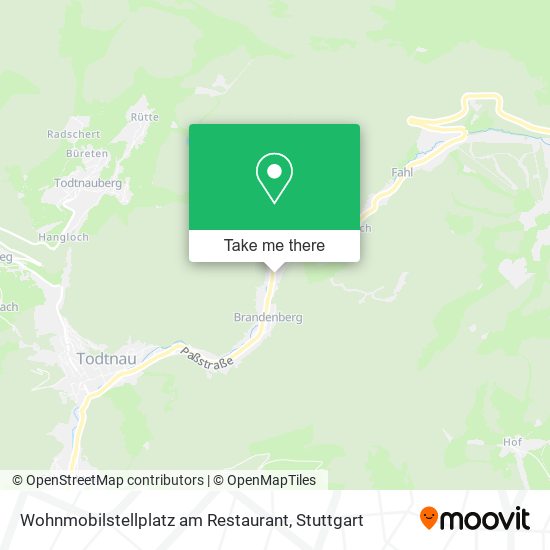 Карта Wohnmobilstellplatz am Restaurant