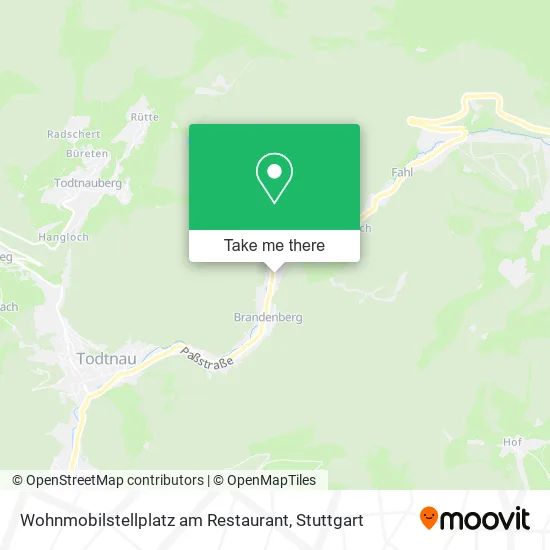 Карта Wohnmobilstellplatz am Restaurant