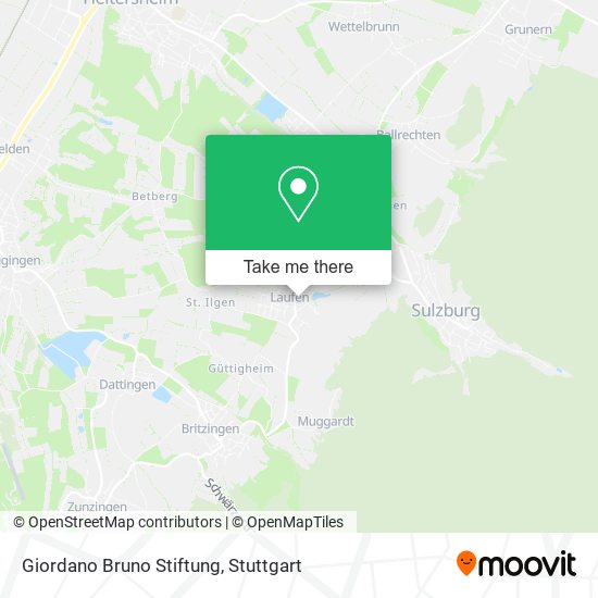 Карта Giordano Bruno Stiftung