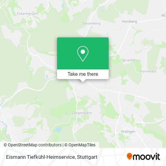 Карта Eismann Tiefkühl-Heimservice