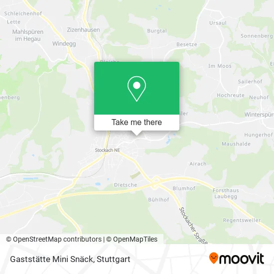 Карта Gaststätte Mini Snäck