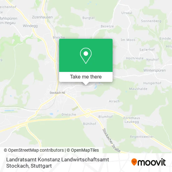 Карта Landratsamt Konstanz Landwirtschaftsamt Stockach