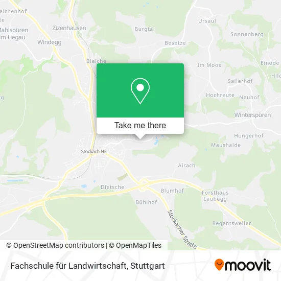 Карта Fachschule für Landwirtschaft