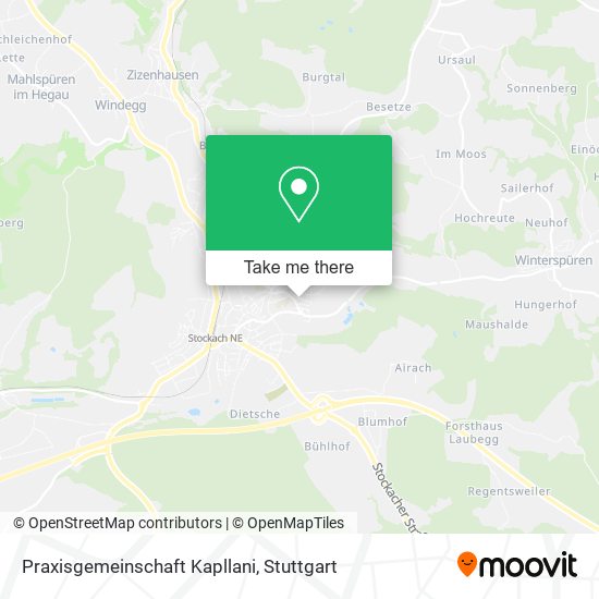 Praxisgemeinschaft Kapllani map