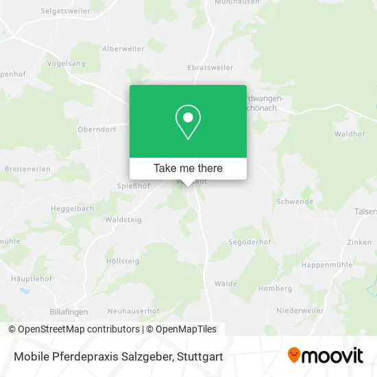 Карта Mobile Pferdepraxis Salzgeber