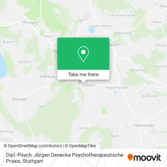 Карта Dipl.-Psych. Jürgen Denecke Psychotherapeutische Praxis