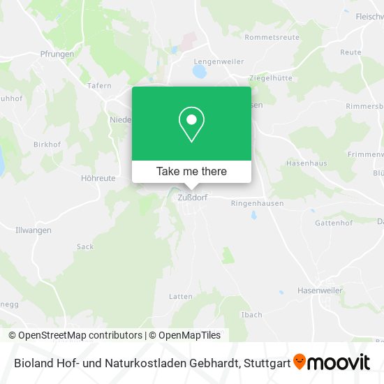 Bioland Hof- und Naturkostladen Gebhardt map