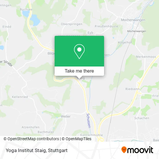 Карта Yoga Institut Staig