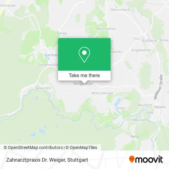 Карта Zahnarztpraxis Dr. Weiger