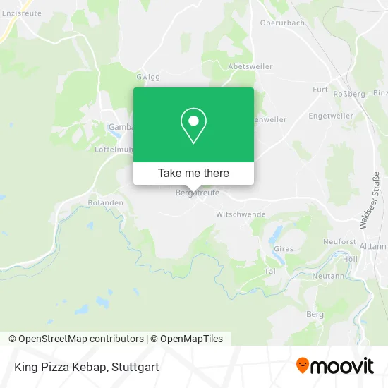 Карта King Pizza Kebap