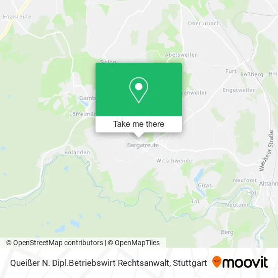 Карта Queißer N. Dipl.Betriebswirt Rechtsanwalt