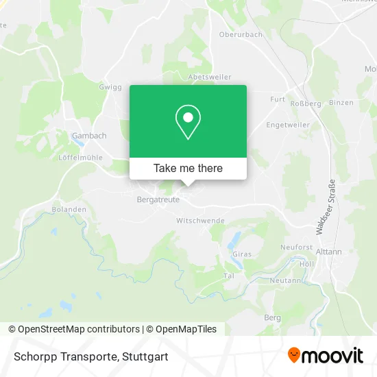 Карта Schorpp Transporte