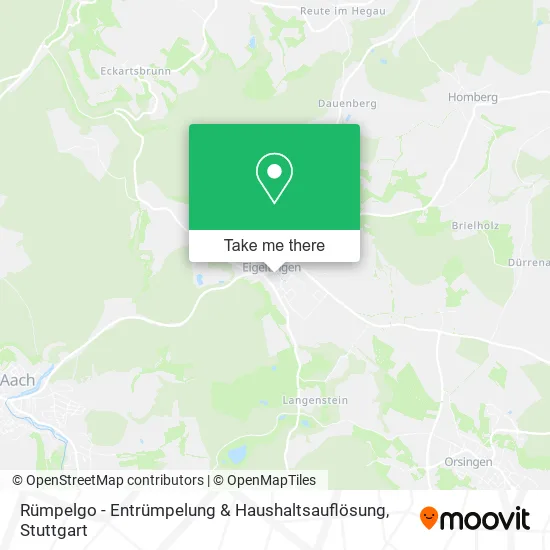 Карта Rümpelgo - Entrümpelung & Haushaltsauflösung