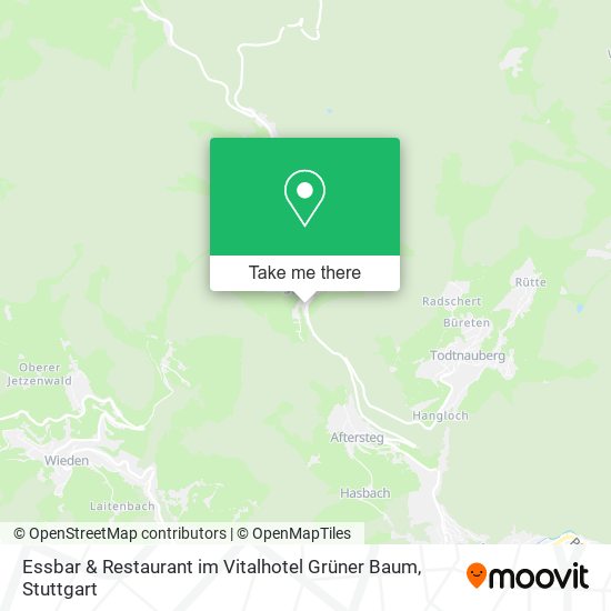 Essbar & Restaurant im Vitalhotel Grüner Baum map