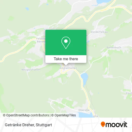 Карта Getränke Dreher
