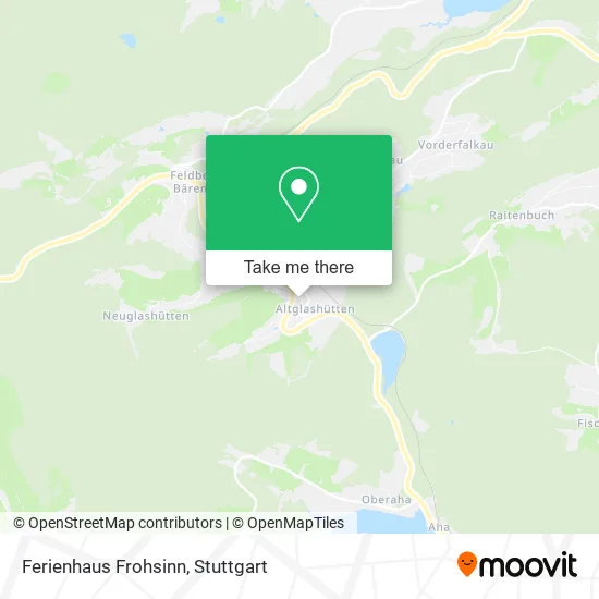 Карта Ferienhaus Frohsinn