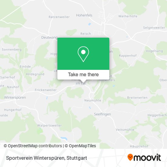 Sportverein Winterspüren map