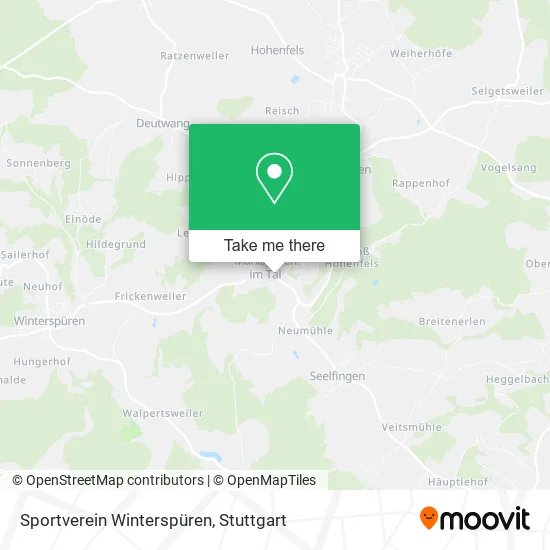 Карта Sportverein Winterspüren