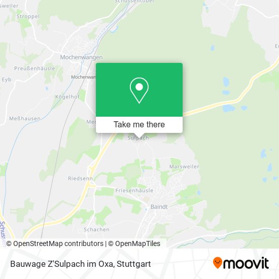 Карта Bauwage Z'Sulpach im Oxa