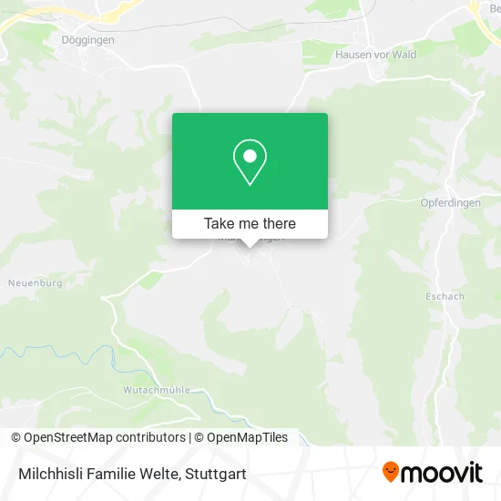 Карта Milchhisli Familie Welte