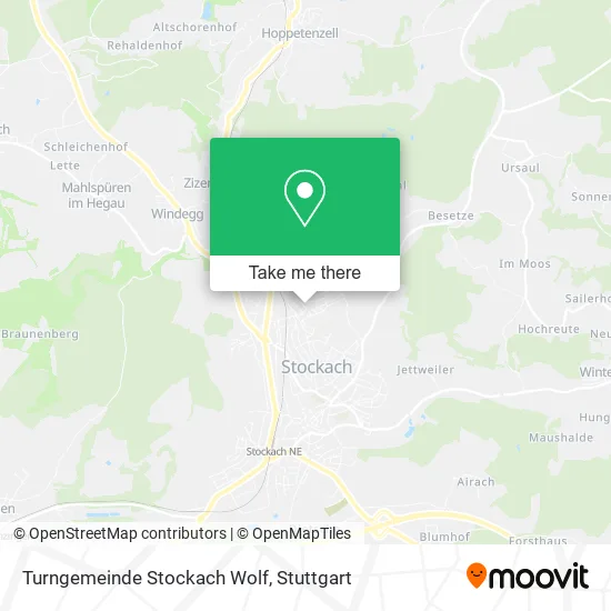Карта Turngemeinde Stockach Wolf