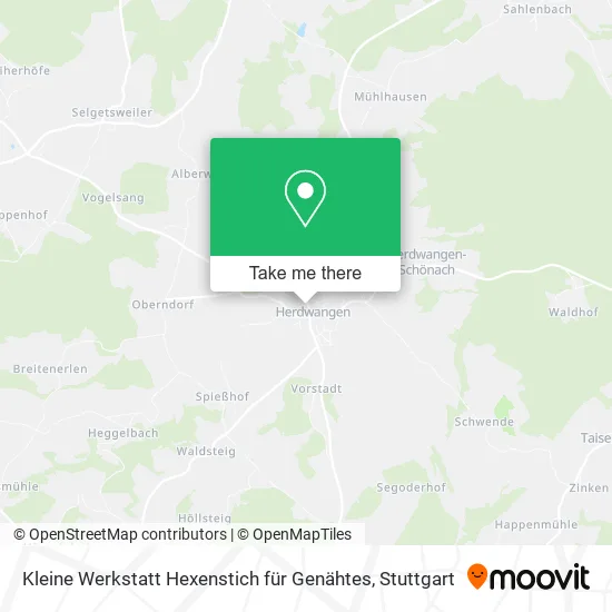 Карта Kleine Werkstatt Hexenstich für Genähtes