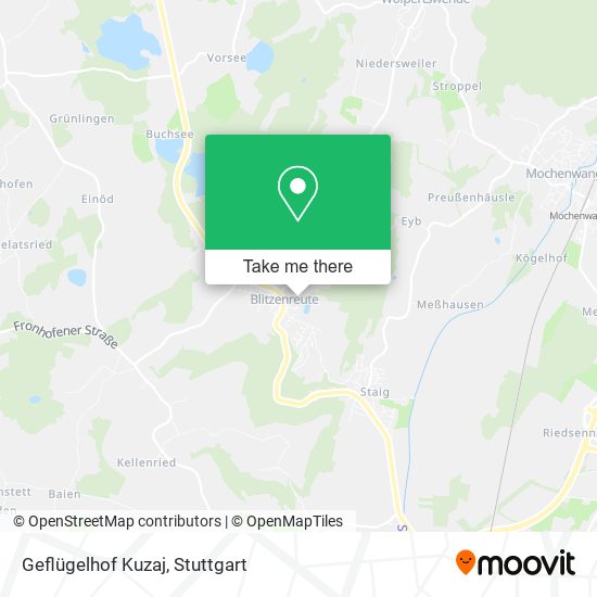 Geflügelhof Kuzaj map