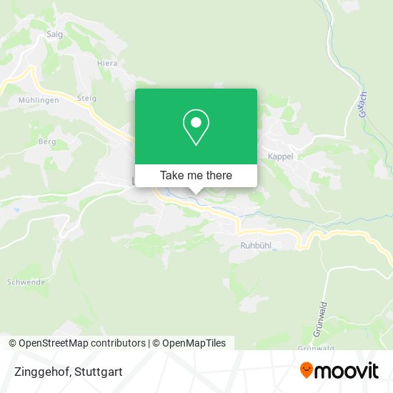 Карта Zinggehof