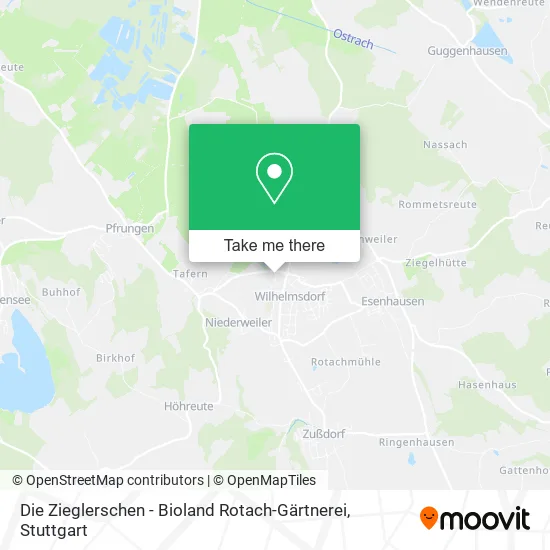 Карта Die Zieglerschen - Bioland Rotach-Gärtnerei