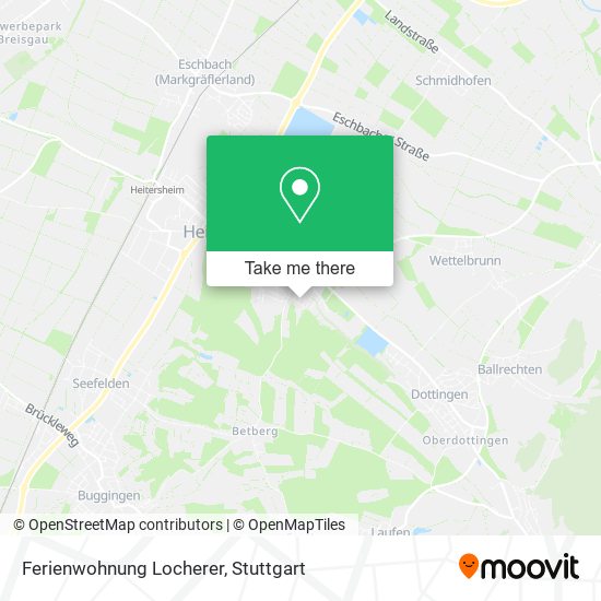 Ferienwohnung Locherer map