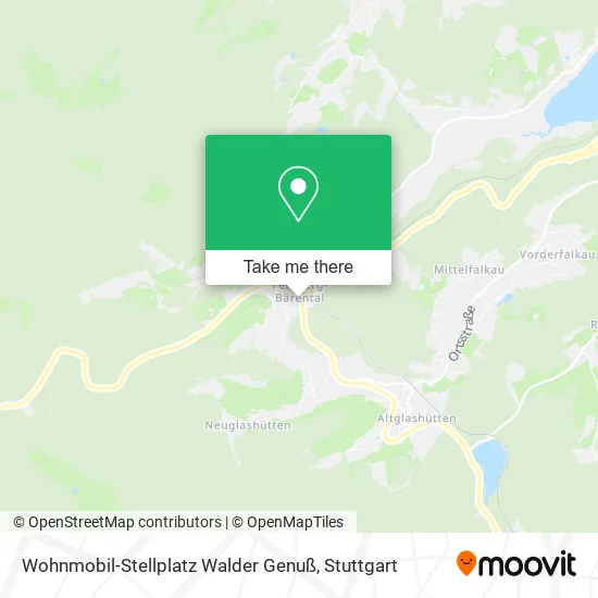 Карта Wohnmobil-Stellplatz Walder Genuß