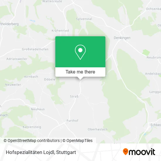 Карта Hofspezialitäten Lojdl