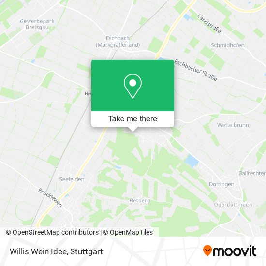 Карта Willis Wein Idee