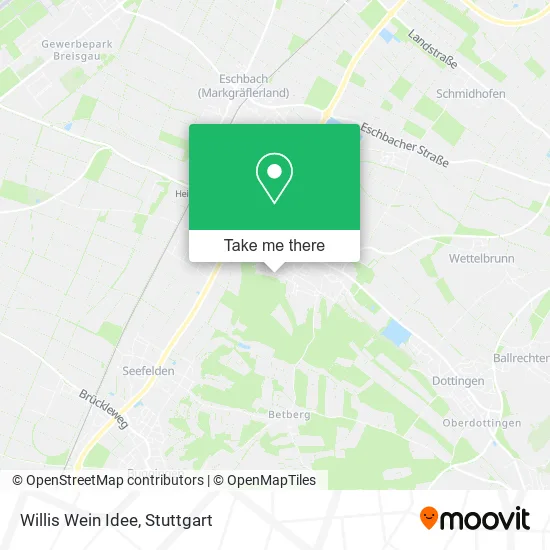 Карта Willis Wein Idee