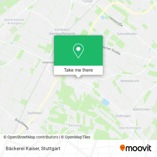 Карта Bäckerei Kaiser