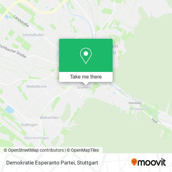 Demokratie Esperanto Partei map