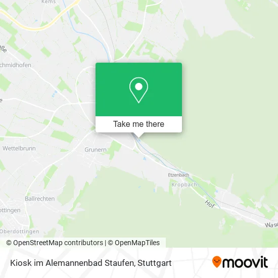 Карта Kiosk im Alemannenbad Staufen