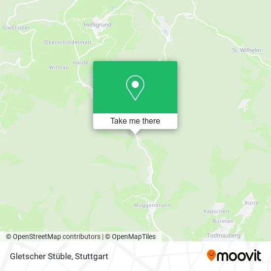 Карта Gletscher Stüble