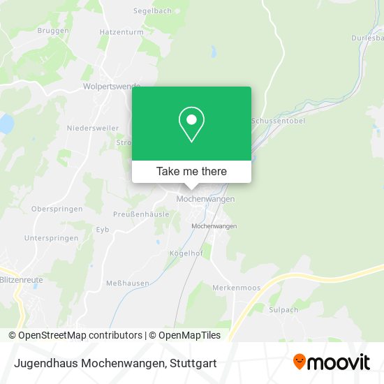 Jugendhaus Mochenwangen map