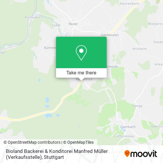 Bioland Backerei & Konditorei Manfred Müller (Verkaufsstelle) map