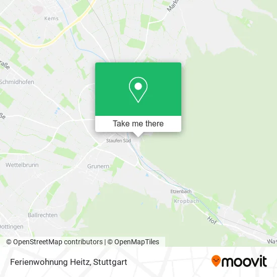 Ferienwohnung Heitz map