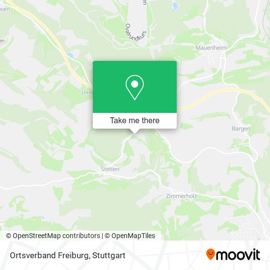 Ortsverband Freiburg map